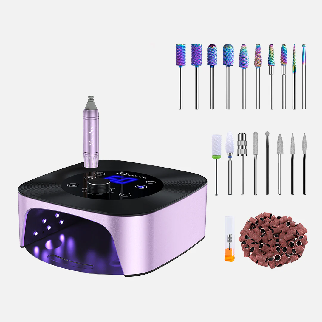 XC320C 2 in 1 Nail Lamp with Nail Drill Kit - Image 3