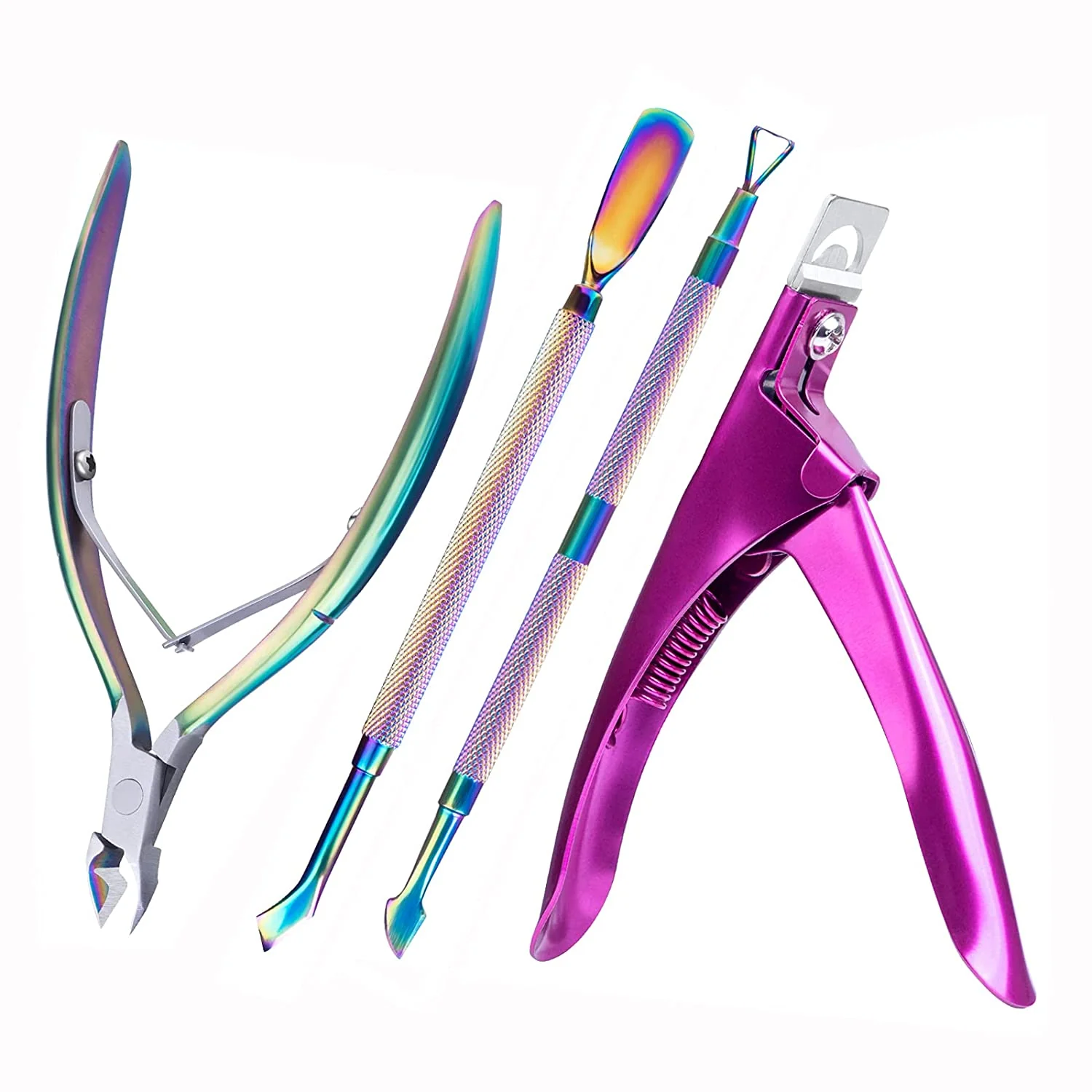 Acrylic Nail Clipper 4 in 1 Kit Pink - Image 9