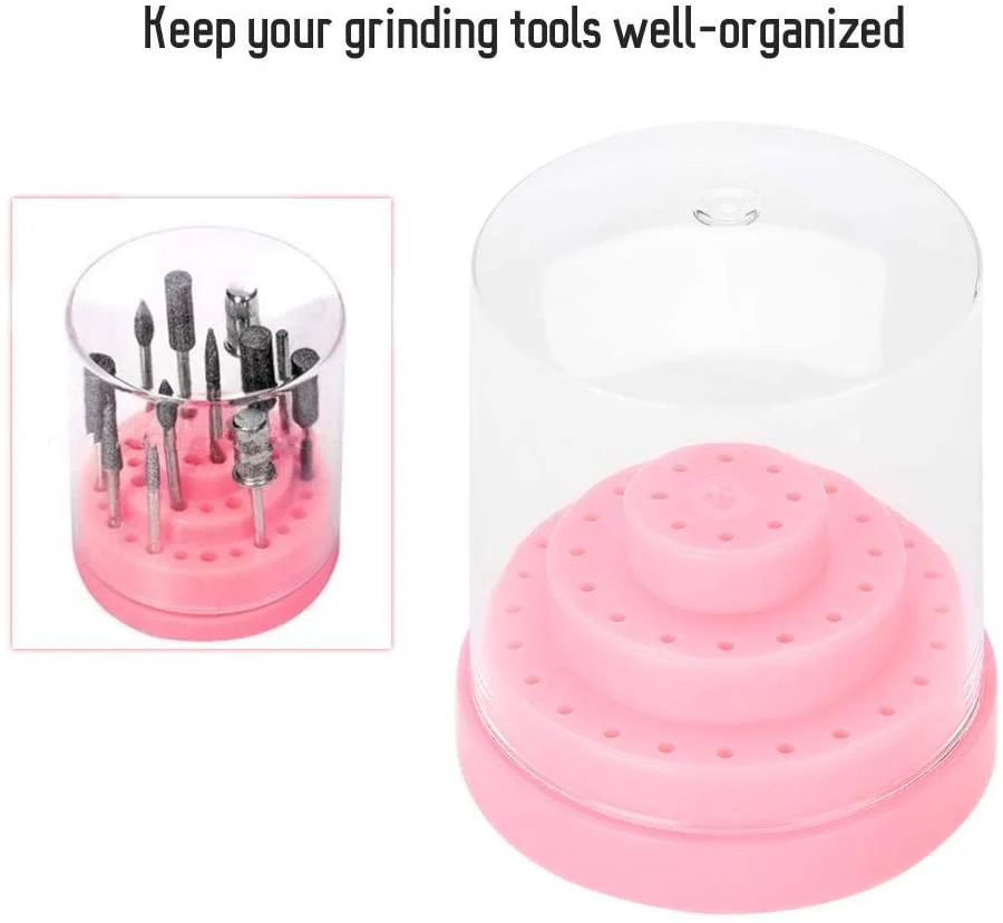 Acrylic Nail Drill Bits Holder Stand (48 Holes) - Image 3
