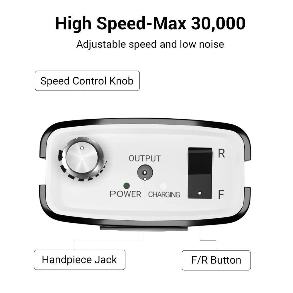 Artemis(SC300I) Rechargeable Nail Drill Sets - Image 7