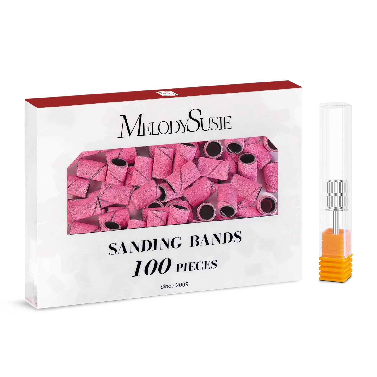 Colorful 100pcs Professional Sanding Bands With Mandrel Drill Bit - Image 12