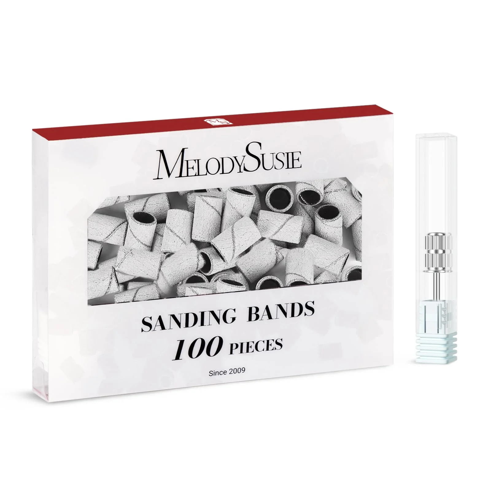 Colorful 100pcs Professional Sanding Bands With Mandrel Drill Bit - Image 17