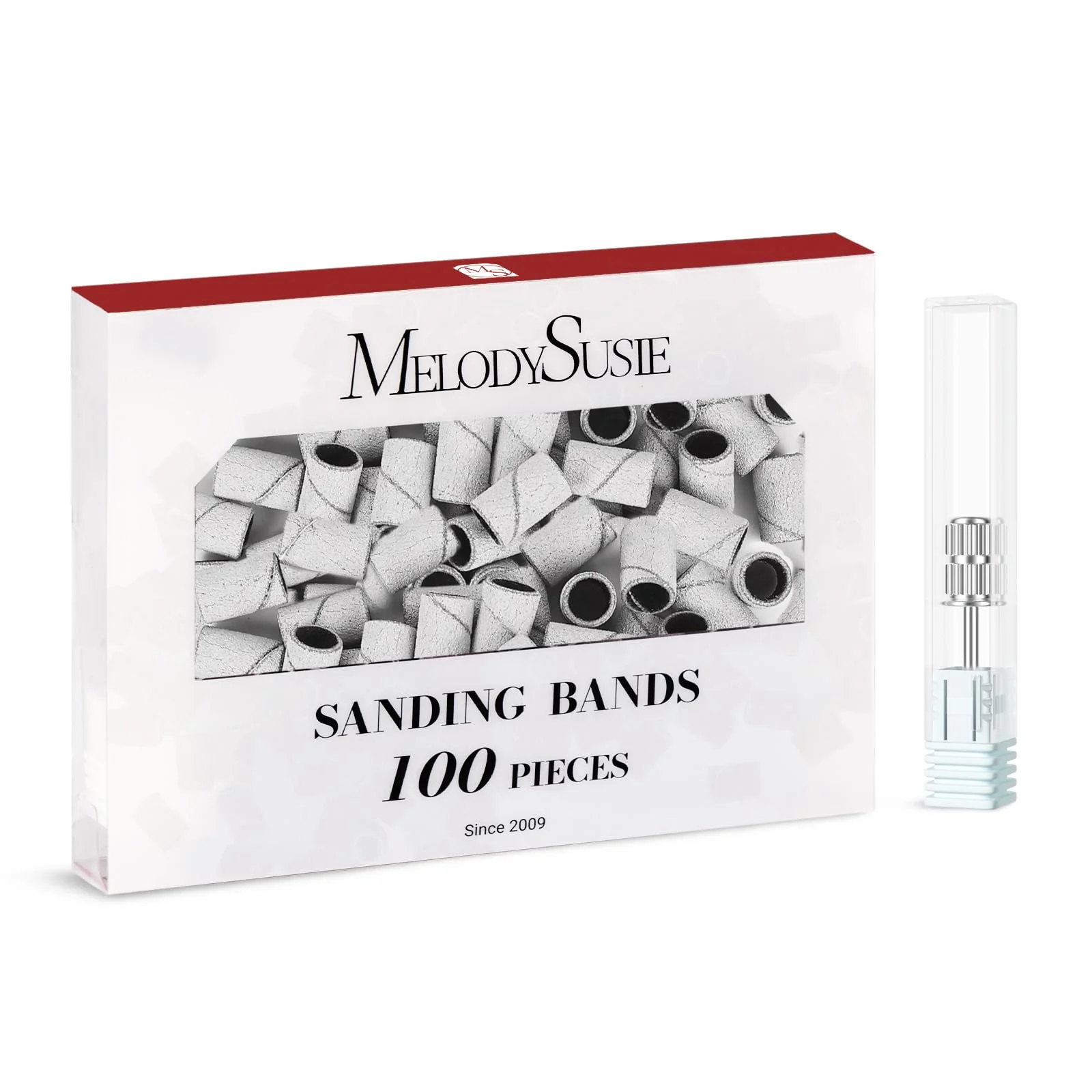 Colorful 100pcs Professional Sanding Bands With Mandrel Drill Bit - Image 18