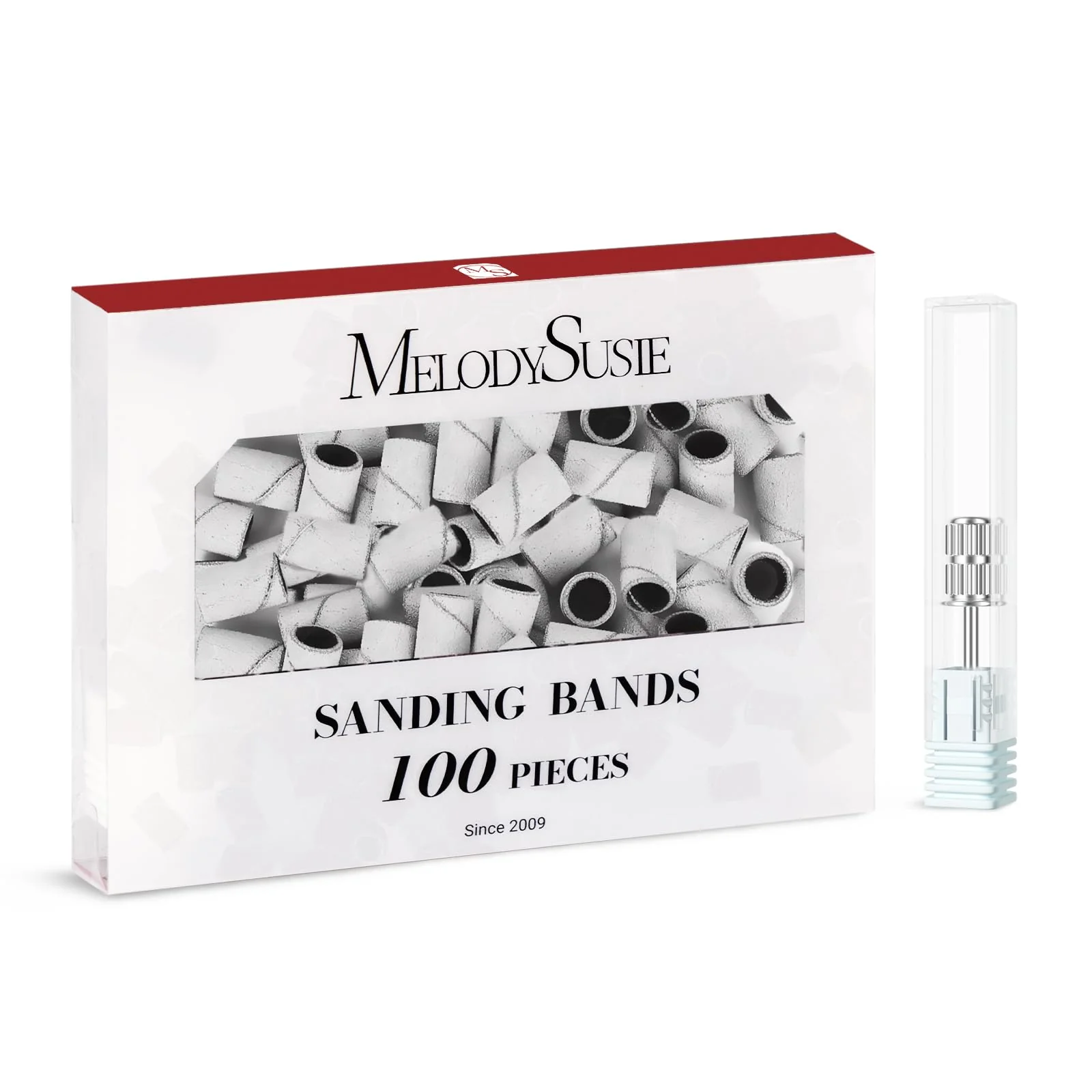 Colorful 100pcs Professional Sanding Bands With Mandrel Drill Bit - Image 19