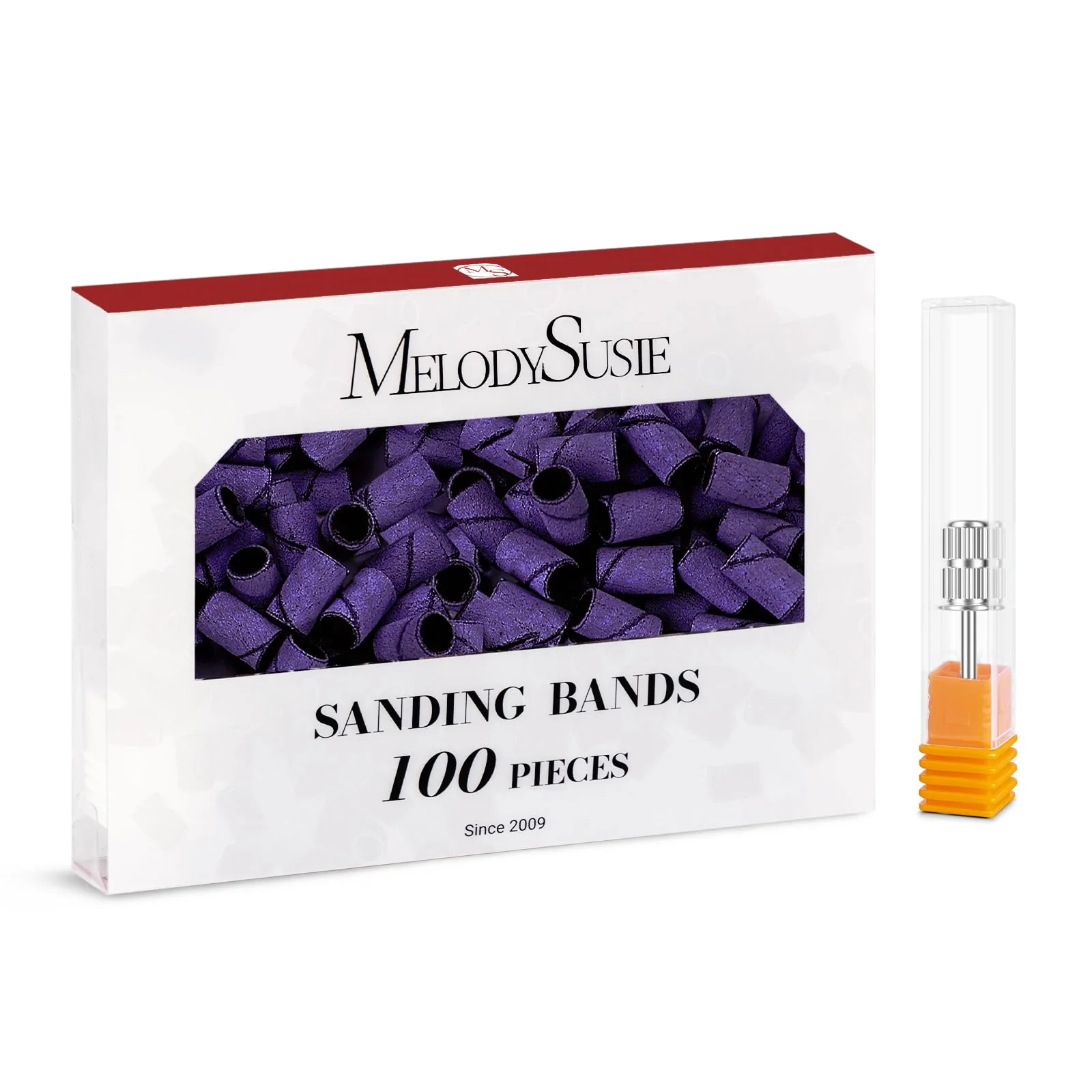 Colorful 100pcs Professional Sanding Bands With Mandrel Drill Bit - Image 22