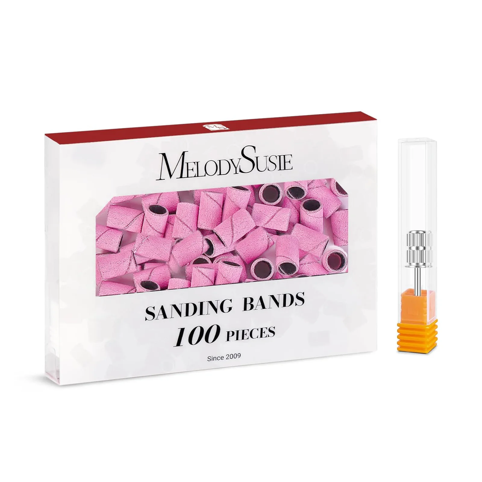 Colorful 100pcs Professional Sanding Bands With Mandrel Drill Bit - Image 26