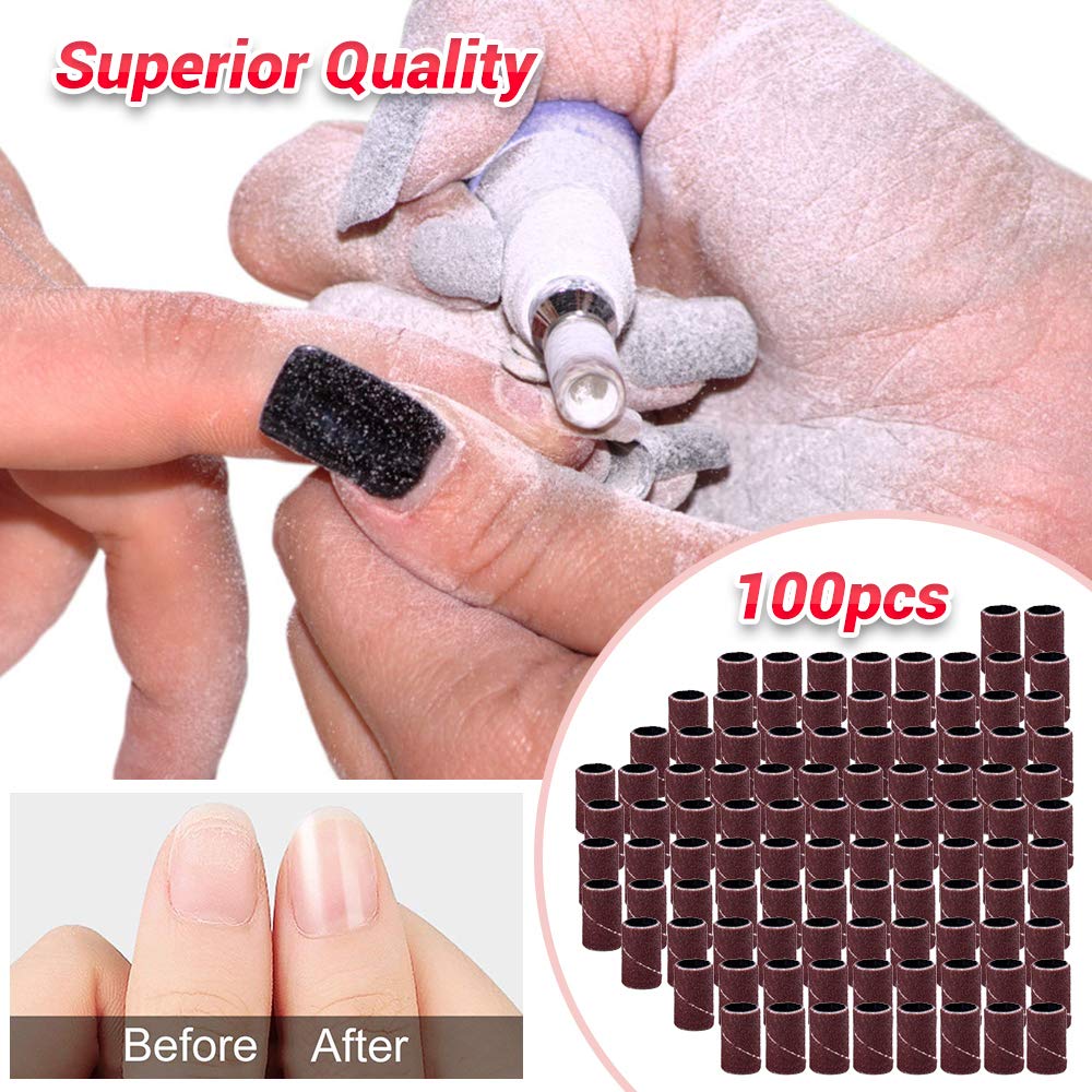 Colorful 100pcs Professional Sanding Bands With Mandrel Drill Bit - Image 3