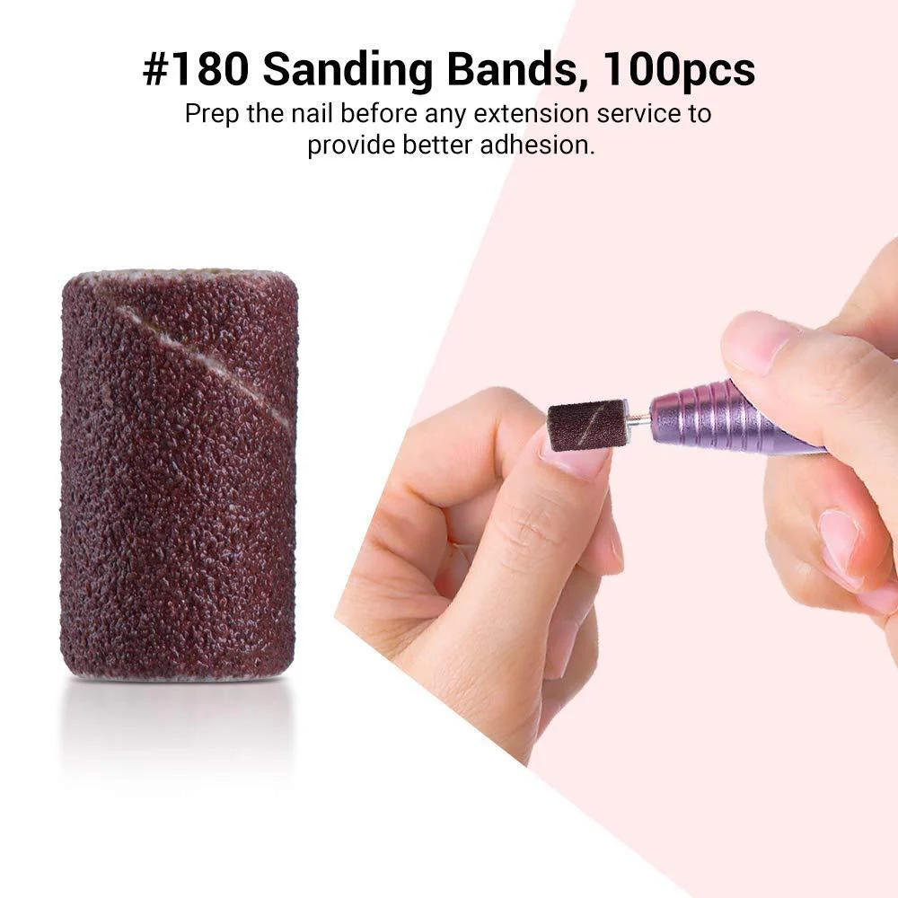 Colorful 100pcs Professional Sanding Bands With Mandrel Drill Bit - Image 9