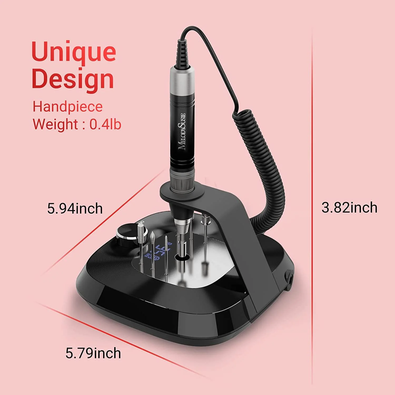 Kanon(MB420C) Rechargeable Nail Drill 35,000 RPM - Image 3