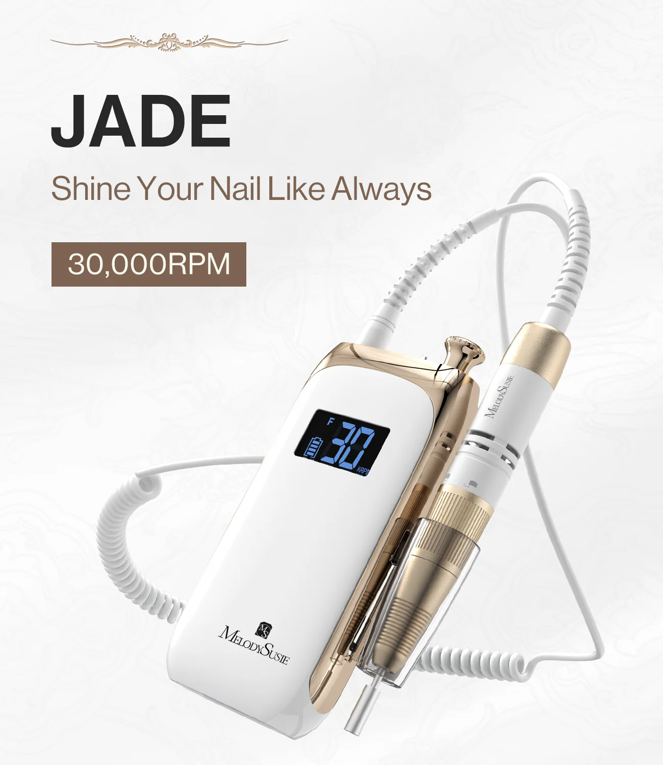 Jade(SC320C) Rechargeable Nail Drill Sets - Image 4