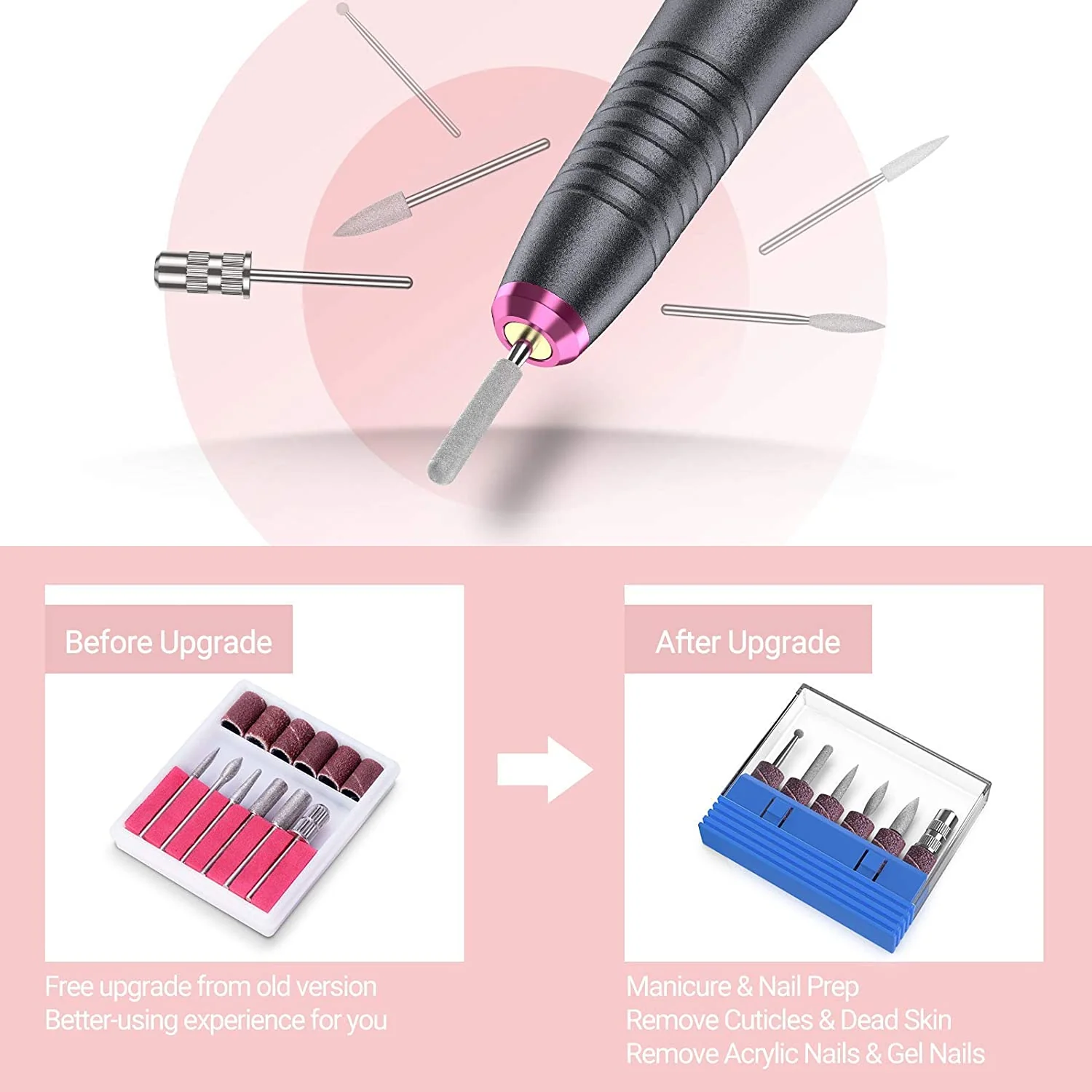 Silvia(PC150C) Pen-Shaped Portable USB Nail Drill 20,000RPM - Image 14