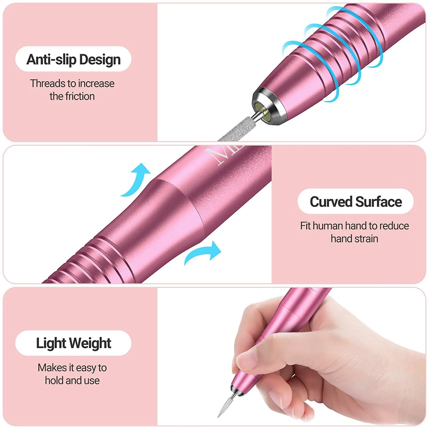 Silvia(PC150C) Pen-Shaped Portable USB Nail Drill 20,000RPM - Image 4