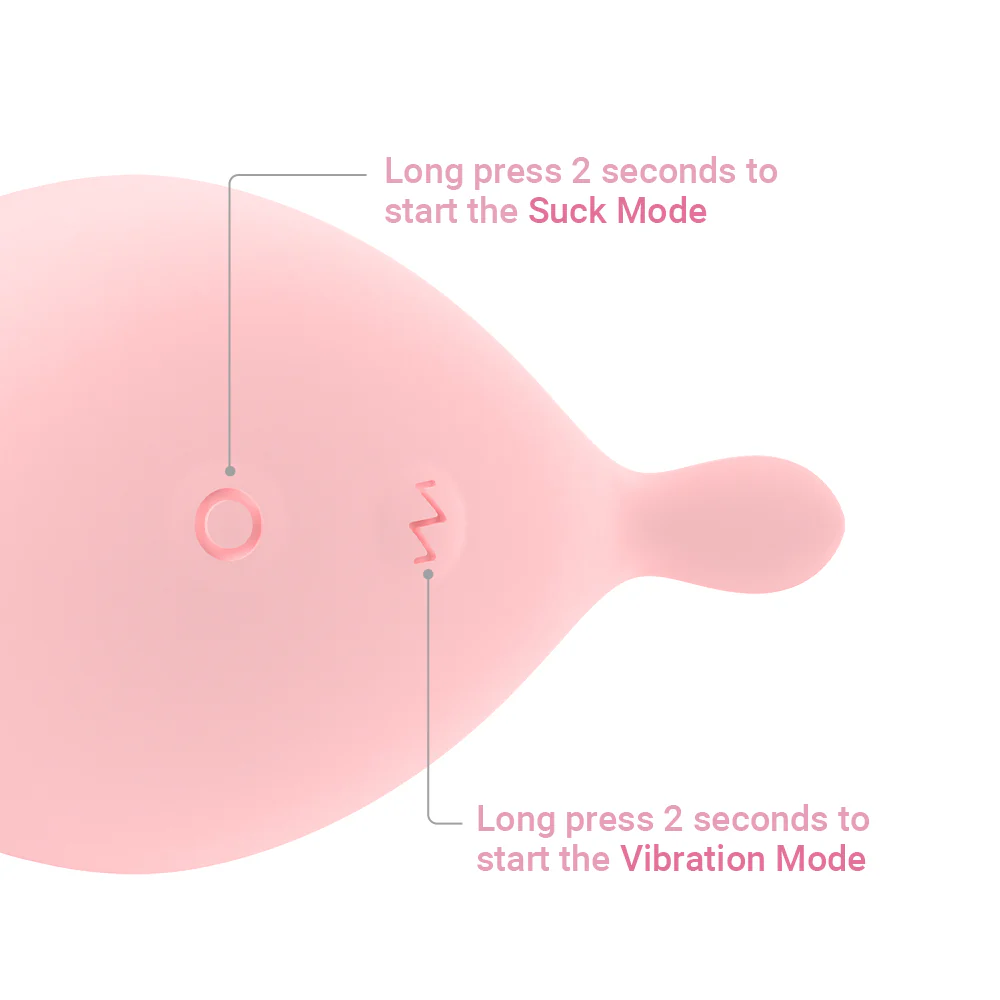 Sucking Vibrating Egg Massager with Magical Tail - Image 12