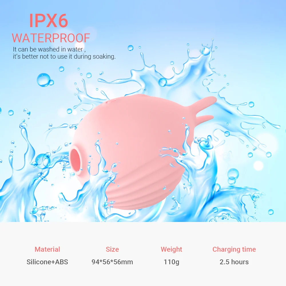 Sucking Vibrating Egg Massager with Magical Tail - Image 13